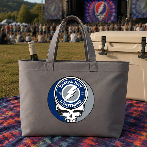 Tampa Bay Lightning Stealie Canvas Tote Bag