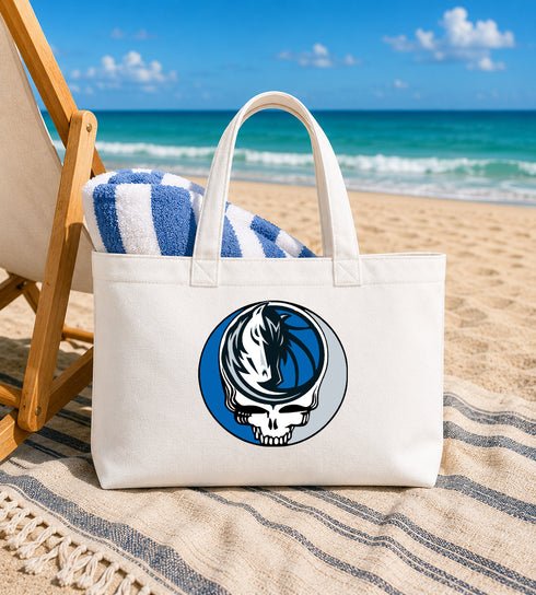 Dallas Mavericks Stealie Canvas Tote Bag