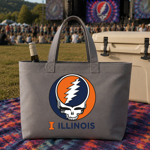 University of Illinois Stealie Canvas Tote Bag