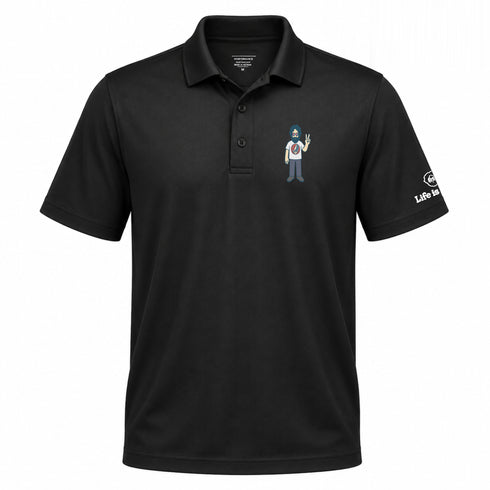 Peace Lovin' Jerry - Life is dead.® Premium Stealie Performance Polo