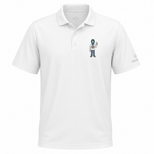 Peace Lovin' Jerry - Life is dead.® Premium Stealie Performance Polo