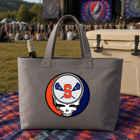 Syracuse Lacrosse Stealie Canvas Tote Bag