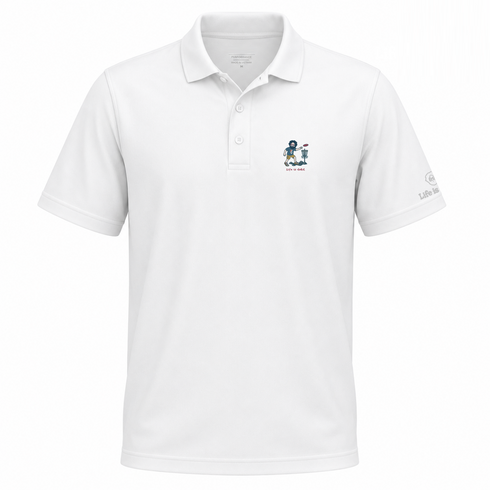 Disc Golf Jerry - Life is dead.® Premium Stealie Performance Polo