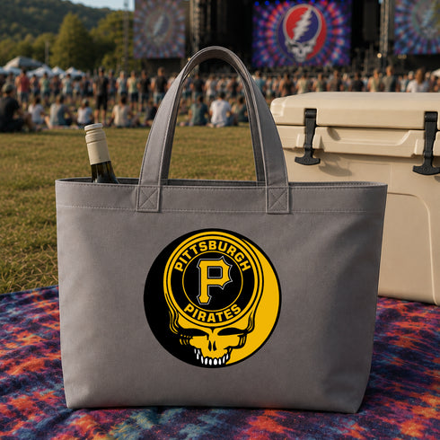 Pittsburgh Pirates Stealie Canvas Tote Bag