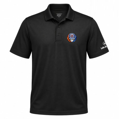 Detroit Tigers Crystal Premium Stealie Performance Polo