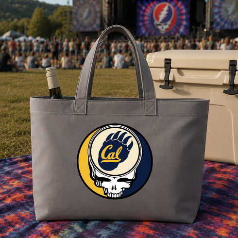 Cal Bear Paw Stealie Canvas Tote Bag