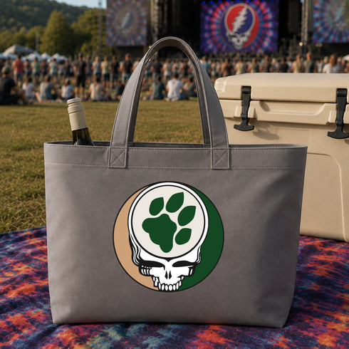 Ohio University Paw Print Stealie Canvas Tote Bag