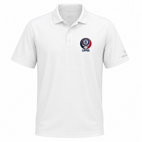 Los Angeles Clippers Premium Stealie Performance Polo
