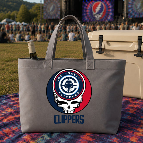 Los Angeles Clippers Stealie Canvas Tote Bag