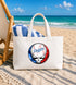 Los Angeles Dodgers Crystal Stealie Canvas Tote Bag