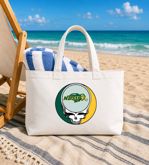 North Dakota State University Stealie Canvas Tote Bag
