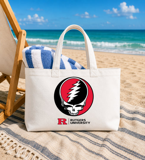 Rutgers University Stealie Canvas Tote Bag