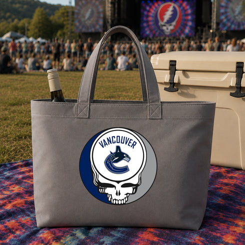 Vancouver Canucks Stealie Canvas Tote Bag