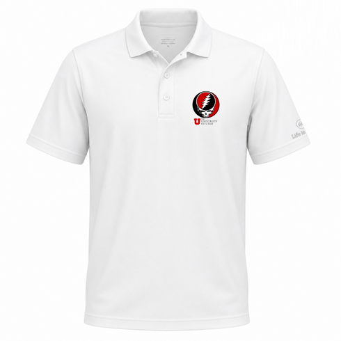 University of Utah Premium Stealie Performance Polo