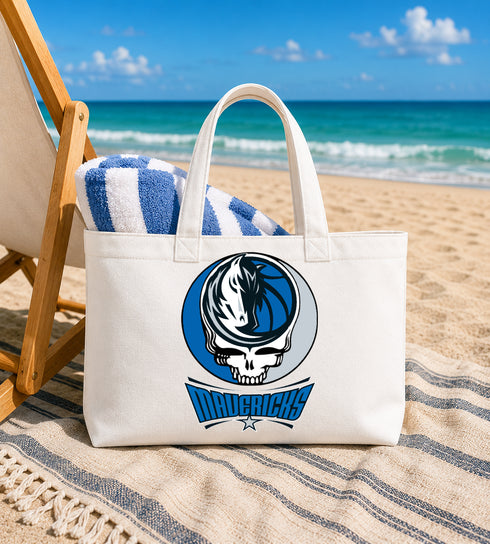 Dallas Mavericks Stealie Canvas Tote Bag