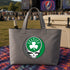 Boston Celtics Shamrock Stealie Canvas Tote Bag