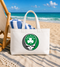 Boston Celtics Shamrock Stealie Canvas Tote Bag