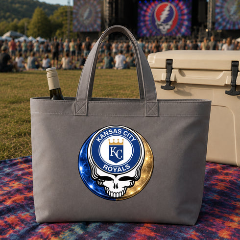 Kansas City Royals Crystal Stealie Canvas Tote Bag