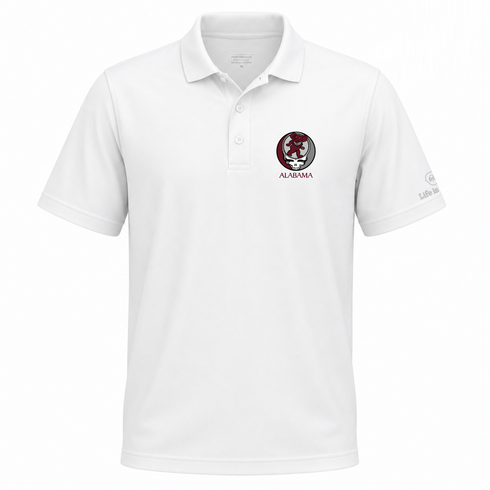 University of Alabama Dancing Elephant Premium Stealie Performance Polo