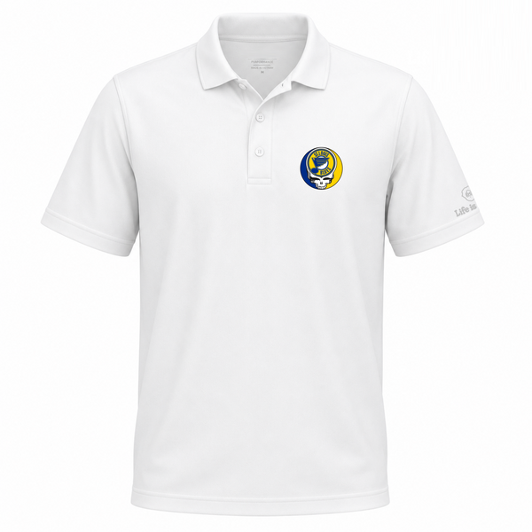 St. Louis Blues Premium Stealie Performance Polo