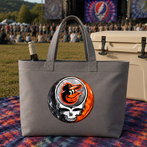 Baltimore Orioles Crystal Stealie Canvas Tote Bag