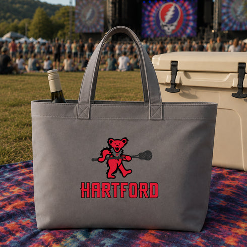Hartford Lax Bear Stealie Canvas Tote Bag