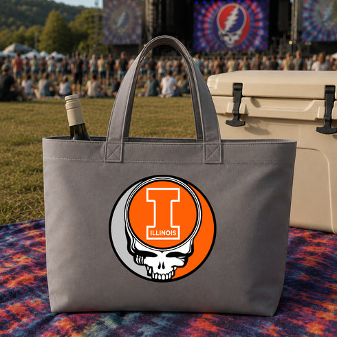 University of Illinois Stealie Canvas Tote Bag