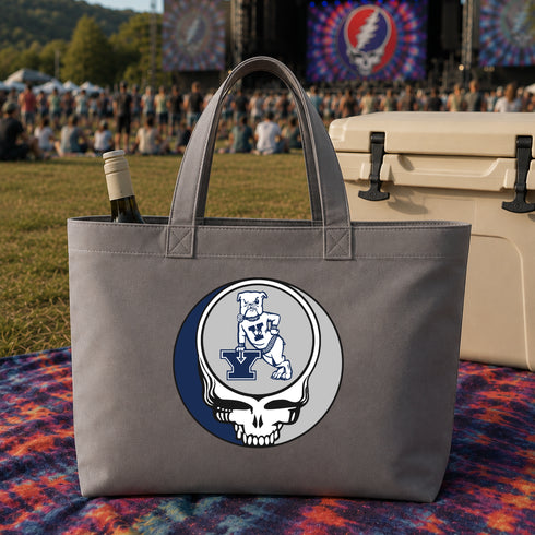 Yale Bulldog Stealie Canvas Tote Bag