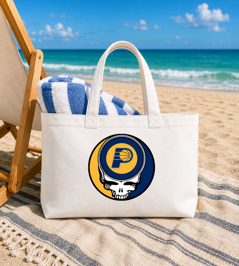 Indiana Pacers Stealie Canvas Tote Bag