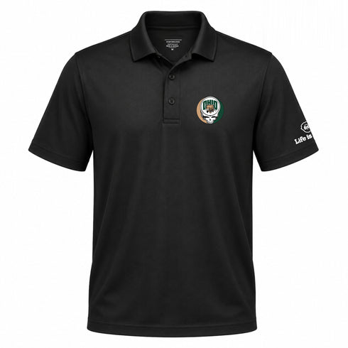 Ohio University Premium Stealie Performance Polo