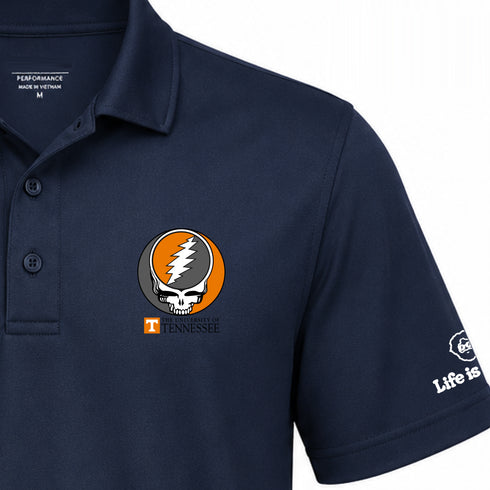 University of Tennessee Premium Stealie Performance Polo