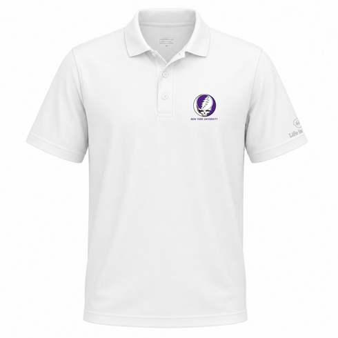 New York University (NYU) Premium Stealie Performance Polo
