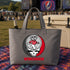 Dancing Badger Stealie Canvas Tote Bag