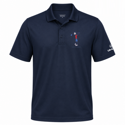 Golfin' Jerry - Life is dead.® Premium Stealie Performance Polo