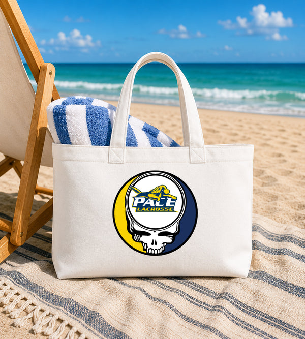 Pace University Lacrosse Stealie Canvas Tote Bag