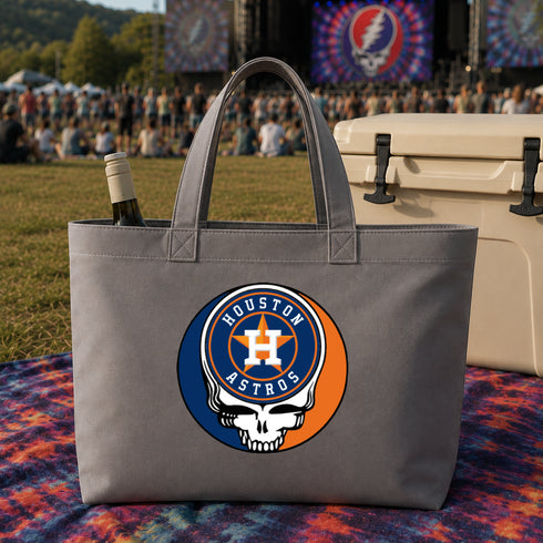 Houston Astros Stealie Canvas Tote Bag