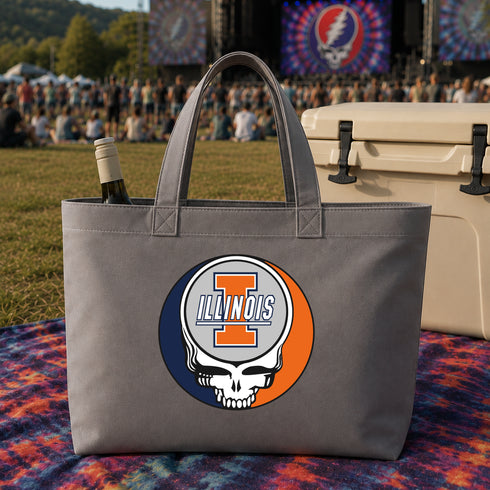 University of Illinois Stealie Canvas Tote Bag