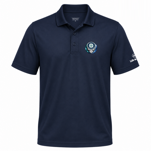 Seattle Mariners Crystal Premium Stealie Performance Polo