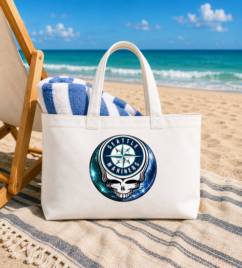 Seattle Mariners Crystal Stealie Canvas Tote Bag