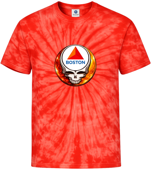 Boston Red Sox Citgo Crystal Stealie Tie-Dye T-Shirt
