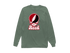 Reed Stealie Premium Unisex Long-Sleeve — Design: Reed College — Light Green