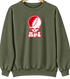 Rensselaer Polytechnic Institute Stealie Premium Unisex Crewneck — Design: Rensselaer Polytechnic Institute — Military Green