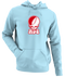 Rensselaer Polytechnic Institute Stealie Premium Unisex Hoodie — Design: Rensselaer Polytechnic Institute — Light Blue