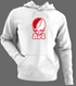 Rensselaer Polytechnic Institute Stealie Premium Unisex Hoodie — Design: Rensselaer Polytechnic Institute — White/Grey