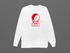Rensselaer Polytechnic Institute Stealie Premium Unisex Long-Sleeve — Design: Rensselaer Polytechnic Institute — White