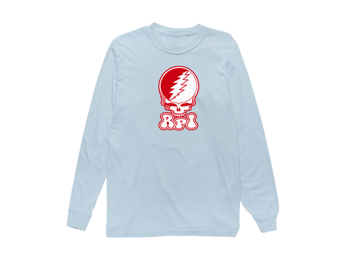 Rensselaer Polytechnic Institute Stealie Premium Unisex Long-Sleeve — Design: Rensselaer Polytechnic Institute — Chambray