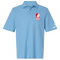Rensselaer Polytechnic Institute Stealie Premium Unisex Polo — Design: Rensselaer Polytechnic Institute — Blue