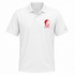 Rensselaer Polytechnic Institute Stealie Premium Unisex Polo — Design: Rensselaer Polytechnic Institute — White
