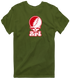 Rensselaer Polytechnic Institute Stealie Premium Unisex T-Shirt — Design: Rensselaer Polytechnic Institute — Military Green