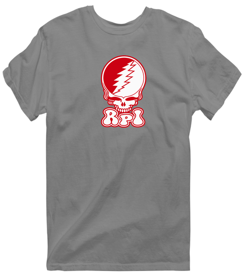 Rensselaer Polytechnic Institute Stealie Premium Unisex T-Shirt — Design: Rensselaer Polytechnic Institute — Dark Heather